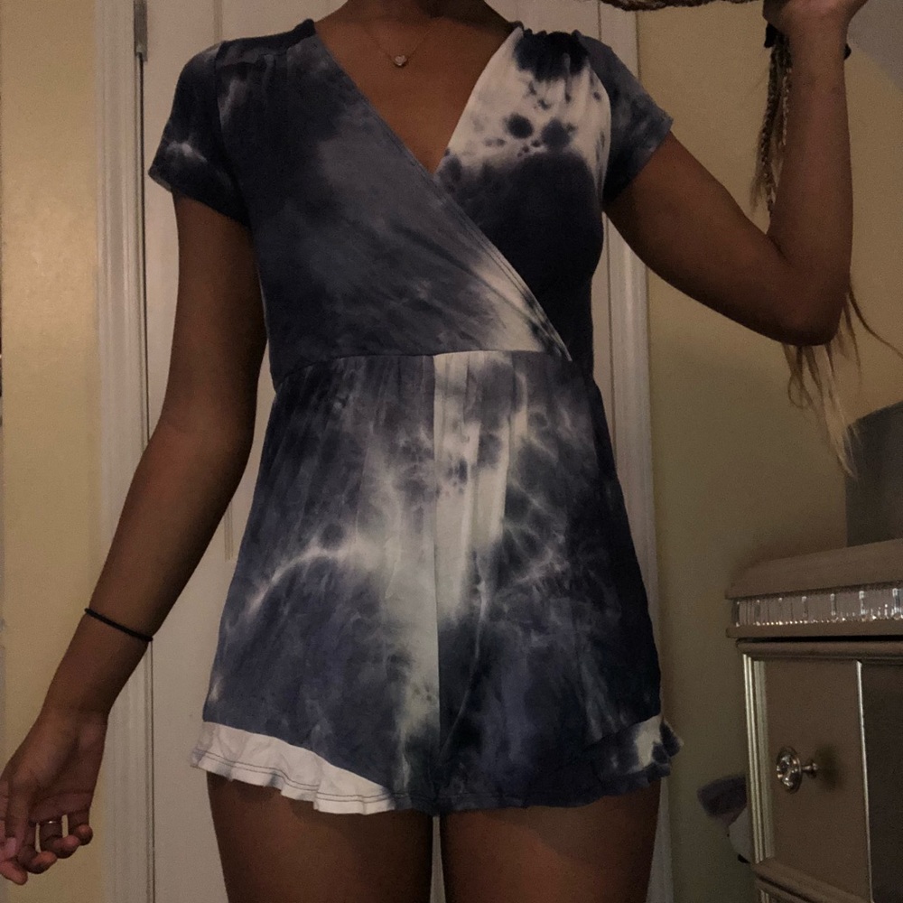 Tie dye romper